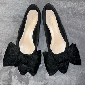 Loeffler Randall Noa Bow Pointed Toe Block Heel Pump